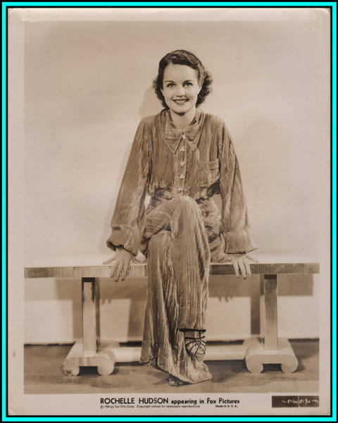 ROCHELLE HUDSON in "The Country Beyond" - Original FOX Vintage PORTRAIT - 1936