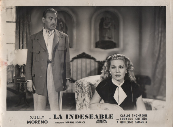 ZULLY MORENO & GUILLERMO BATTAGLIA in "La Indeseable" - Original Vintage Photo - 1952