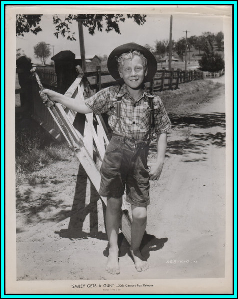 KEITH CALVERT in "Smiley Gets A Gun" - Original Vintage Photograph - 1958