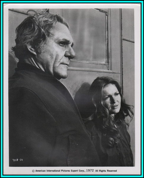 SHERRY BAIN & MARSHALL REED in "The Hard Ride" - Original Vintage Photo - 1972