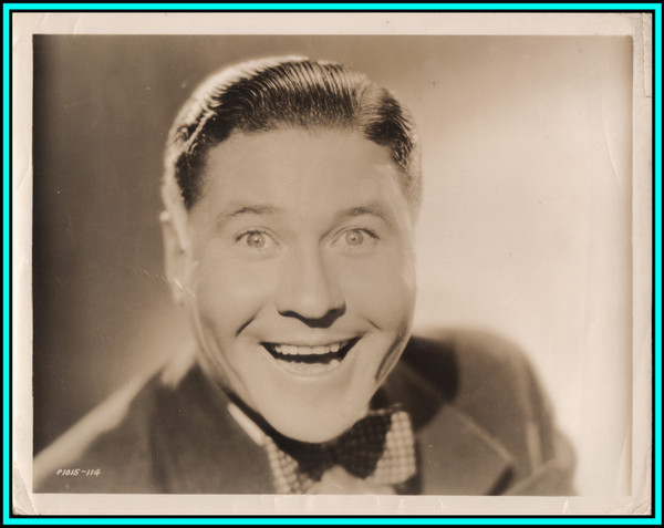 JACKIE OAKIE - US Actor - Original Paramount Vintage PORTRAIT - 1938