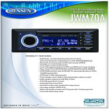 Slimline RV Multi-zone Entertainment System - with Bluetooth