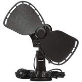 Ultimate Fan - Black, 7", Grill-free, whisper-quiet 24V fan