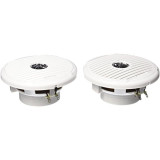 6.5" 75W Coaxial Speakers, Silver/White MSX65R