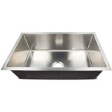 Better Bath Stainless Steel Single Square Sink - 27" x 16" x 7" (385313)