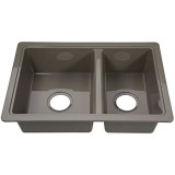 Double Kitchen or Galley Sink for RV and Residence