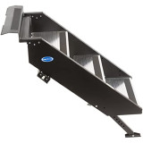 STP-3-26-29H Strut-Assist StepAbove RV Entry Step - 3 Step, 31.5-37.5" Height, 9" Rise, 26" Door Width