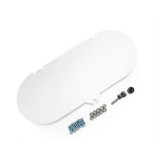 Lid Replacement for 20 Lb Single Propane Tank Cover, Polar White 40566
