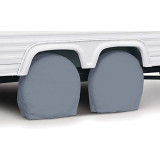 Over Drive RV Wheel Covers, Wheels 18" - 21" Diameter, 6.75" Tire Width, Grey (2-pk)