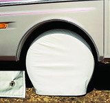 Polar White Single Axle Ultra Tyre Gard Tire Wheel Cover 40-42" set of 2 3949