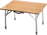 Bamboo Folding Table with Aluminum Legs 51893