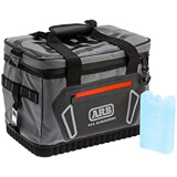 Collapsible Cooler Bag with Plastic Ice Cooler Brick to Retain Ice for up to 12 Hours that Folds FLAT 10100376
