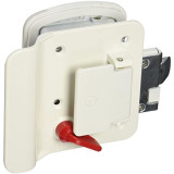 White Global Travel Trailer Entrance Lock Set 013-571