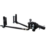 Fastway 2-Point Sway Control Round Bar Hitch, 10,000 Lbs Trailer Weight Rating, 1,000 Lbs Tongue Weight Rating