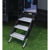 Triple Step for RV, 30-inch, Black