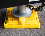 Fasten Leveling Blocks W/ T-Handle - 44512 - Yellow - Single Tire