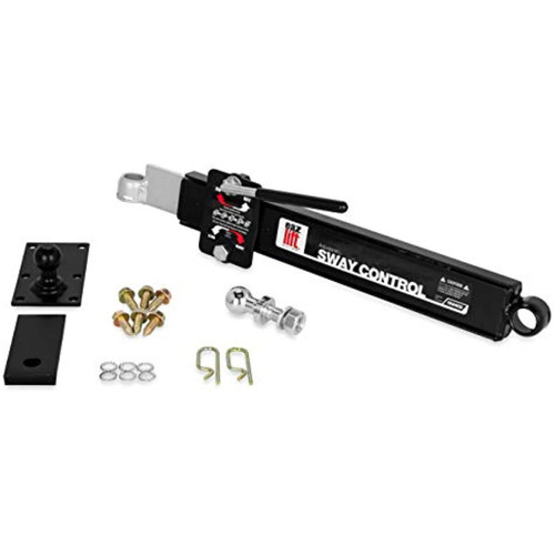 Weight Distribution Hitch Sway Control Kit - Driver Side, Left Mounted, With Sway Control Arm/Ball/Ball Plate/Hardware