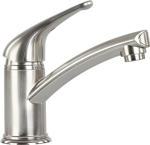 Single Lever Bathroom Faucet - Brushed Nickel, 9in