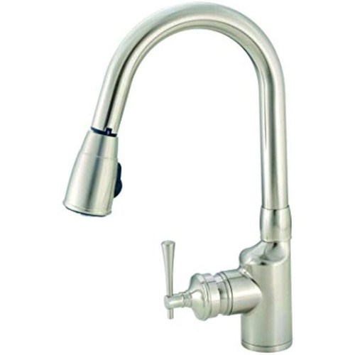 RV Kitchen Faucet with Pull-Down Sprayer and Single Lever Handle 8"