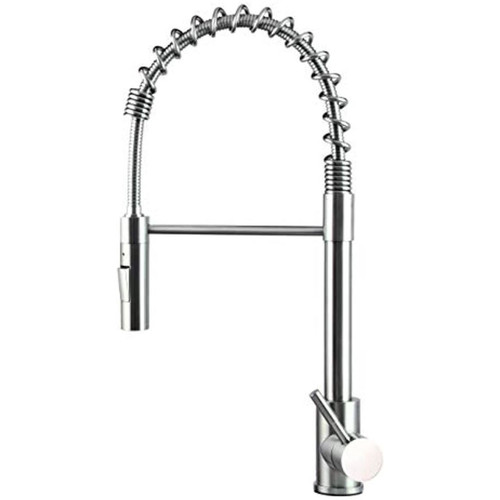 Flow Max Coiled Pull Down Kitchen Faucet for RVs and Residential