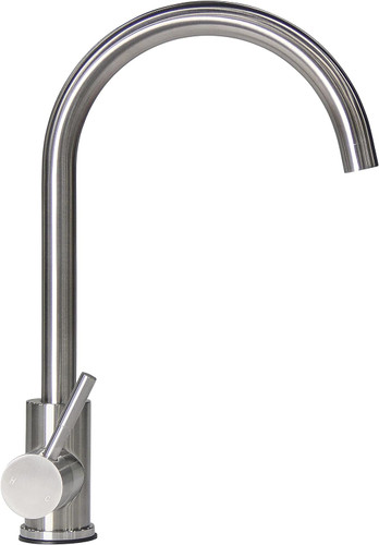 Flow max Curved Gooseneck Kitchen Faucet for RVs and Residential use.