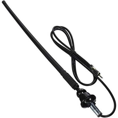 Jensen 1181067 AM/FM Top or Side Mount Antenna, 90 Degree Adjustable Angle, Includes 60" Cable