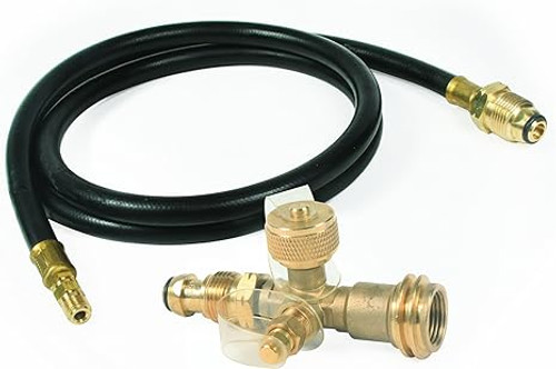 Propane Brass Tee with 5' Hose 59125