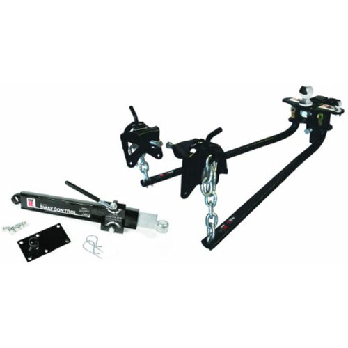 Elite Weight Distribution Kit - 600 lbs, Includes Distribution, Sway Control and Hitch Ball, Black