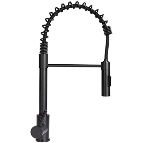 Lippert Flow Max Coiled Pull Down Kitchen Faucet for RVs and Residential Use