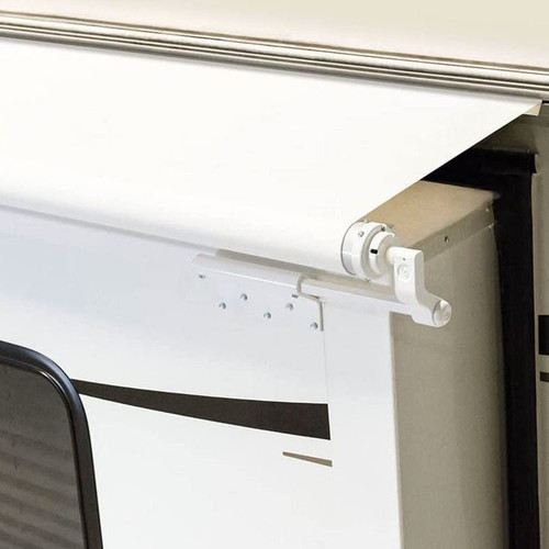 Lippert Components Solera Rv Slide-Out Awning - V000163285 - White - 7ft