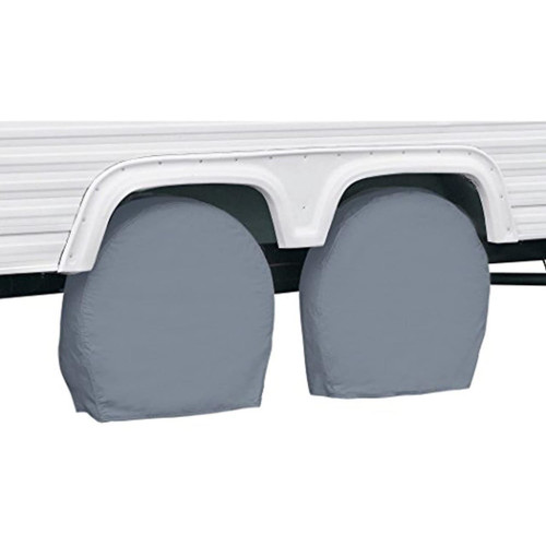 Over Drive RV Wheel Covers, Wheels 24" - 27" Diameter, 8.5" Tire Width, Grey