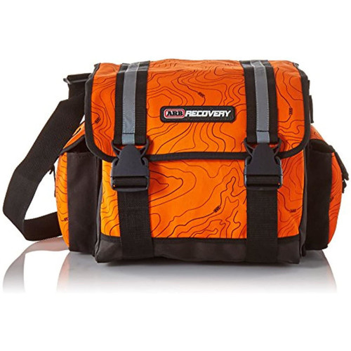 Orange Large Recovery Equipment Bag, Fits Three Straps, Pulley, Damper, Gloves and Two Shackles 4x4 Accessories ARB501A