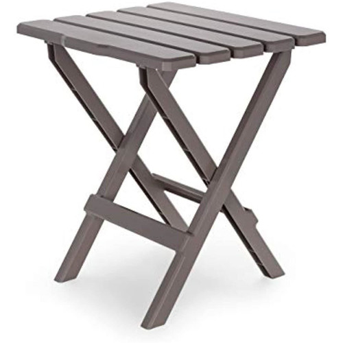 Taupe Large Adirondack Portable Outdoor Folding Side Table 21049 51887