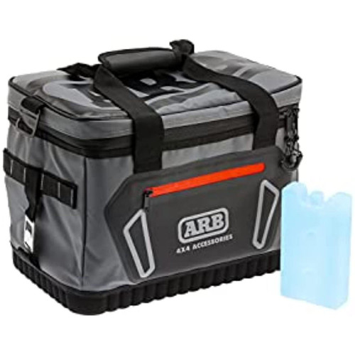 Collapsible Cooler Bag with Plastic Ice Cooler Brick to Retain Ice for up to 12 Hours that Folds FLAT 10100376