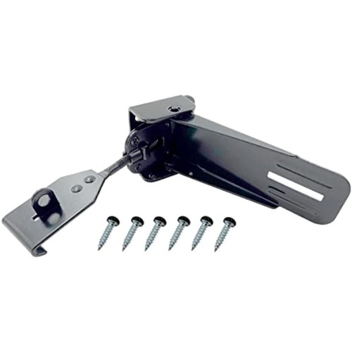 Locking Camper Latch & Strike Black 013055B