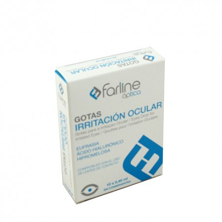 Farline óptica gotas irritación ocular gotas oftálmicas 10 U