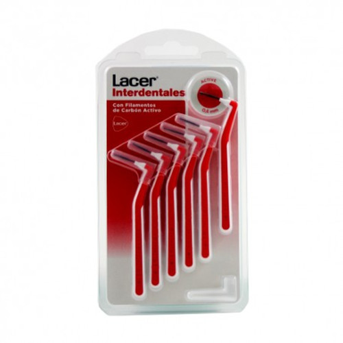 Cepillo interdental lacer active angular 6 U