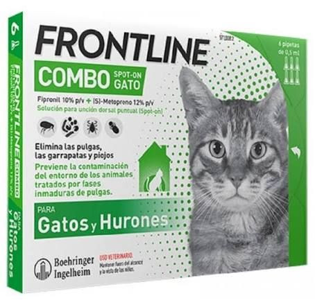 FRONTLINE COMBO GATOS 3 PIPETES VET