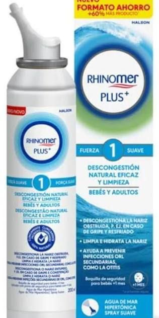 RHINOMER PLUS FUERZA 1 BEBÉS Y ADULTOS 200 ML
