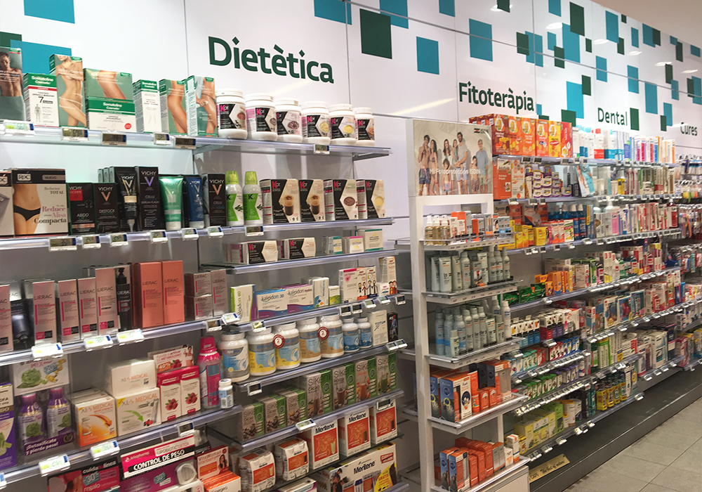 Productos de la Farmacia Forés en Horta-Guinardó, Barcelona