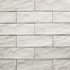 Frosted Collection White Matte 2.6x7.9 Ceramic Wall Tiles