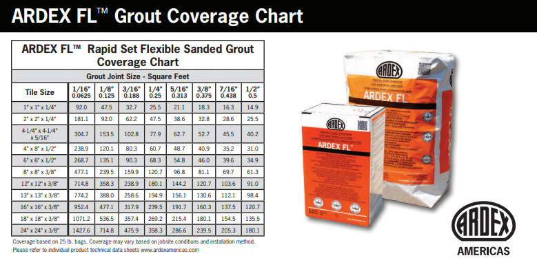 ARDEX FL Barley #11 Rapid Set, Flexible, Sanded Grout 10 lb