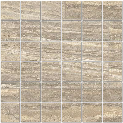 Revival Almond 2x2 Mosaics on 12x12 Mesh