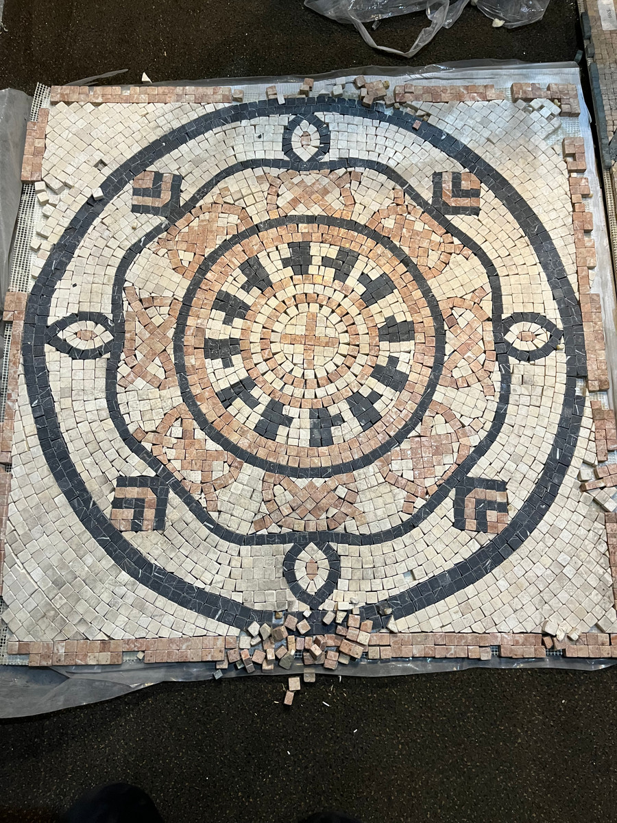 Travertine & Marble Murals 48"x48"  AS IS $300
