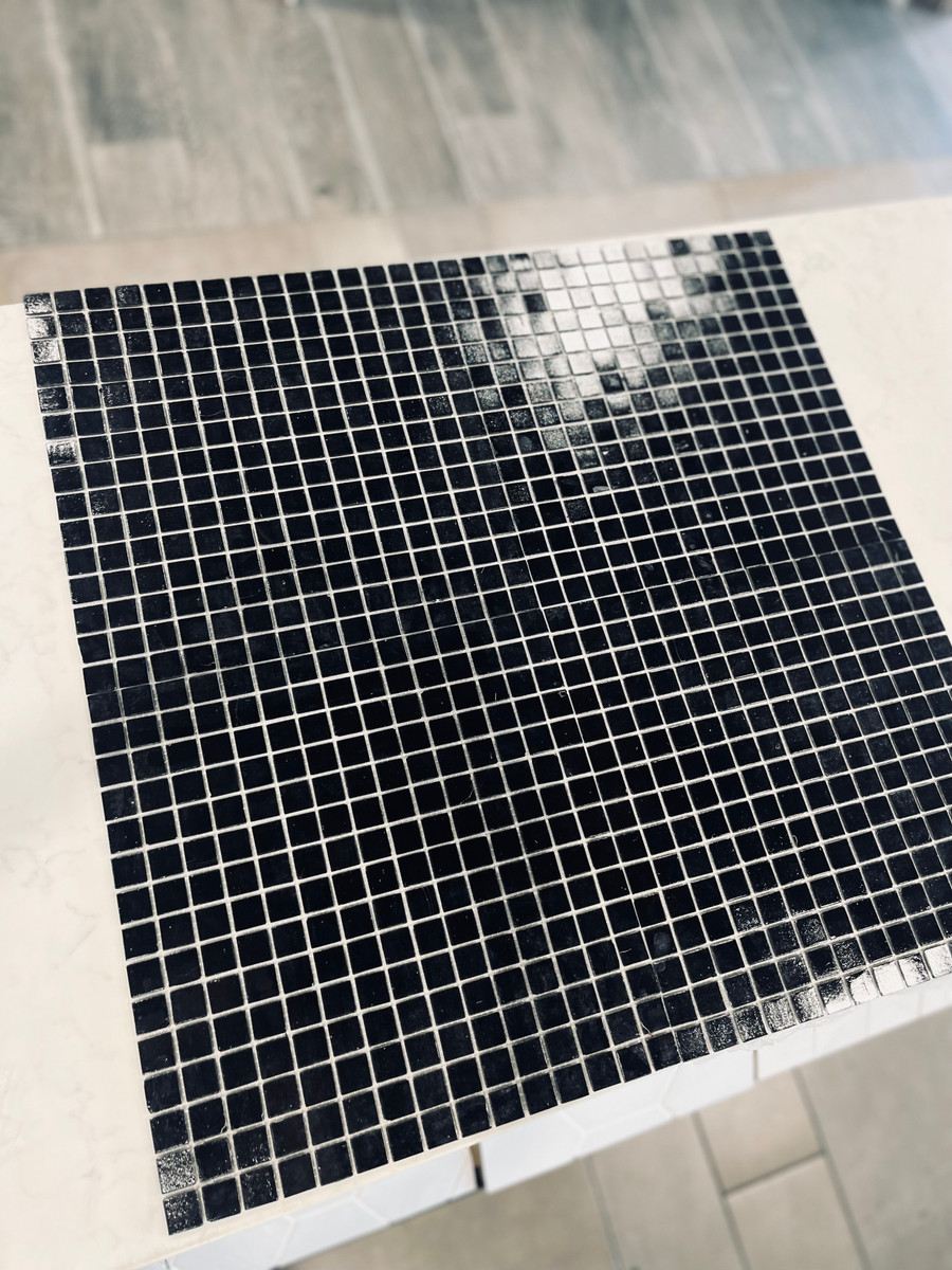 Black Glass 1x1 Mosaics 13x13 Mesh $3.99 SF