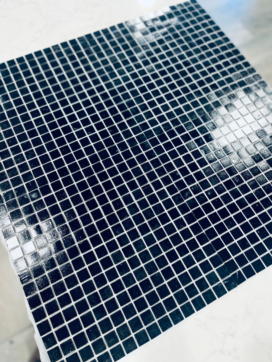 Black Glass 1x1 Mosaics 13x13 Mesh $3.99 SF
