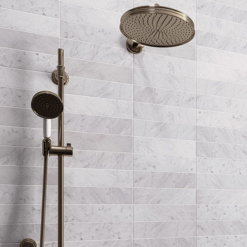 Italian Carrara Honed 3"x12" Marble Tiles