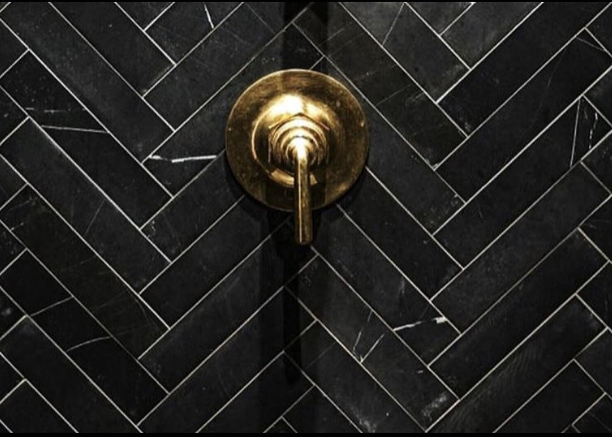 Nero Marquina Honed 2"x8" Marble