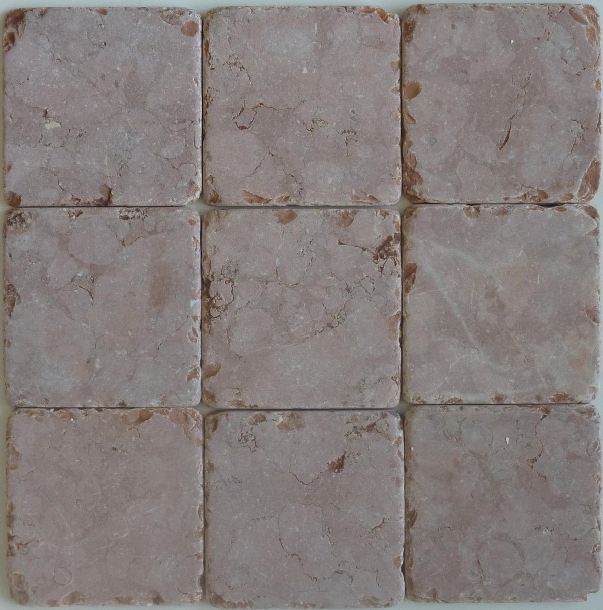 Rosso Verona Tumbled 4"x4"