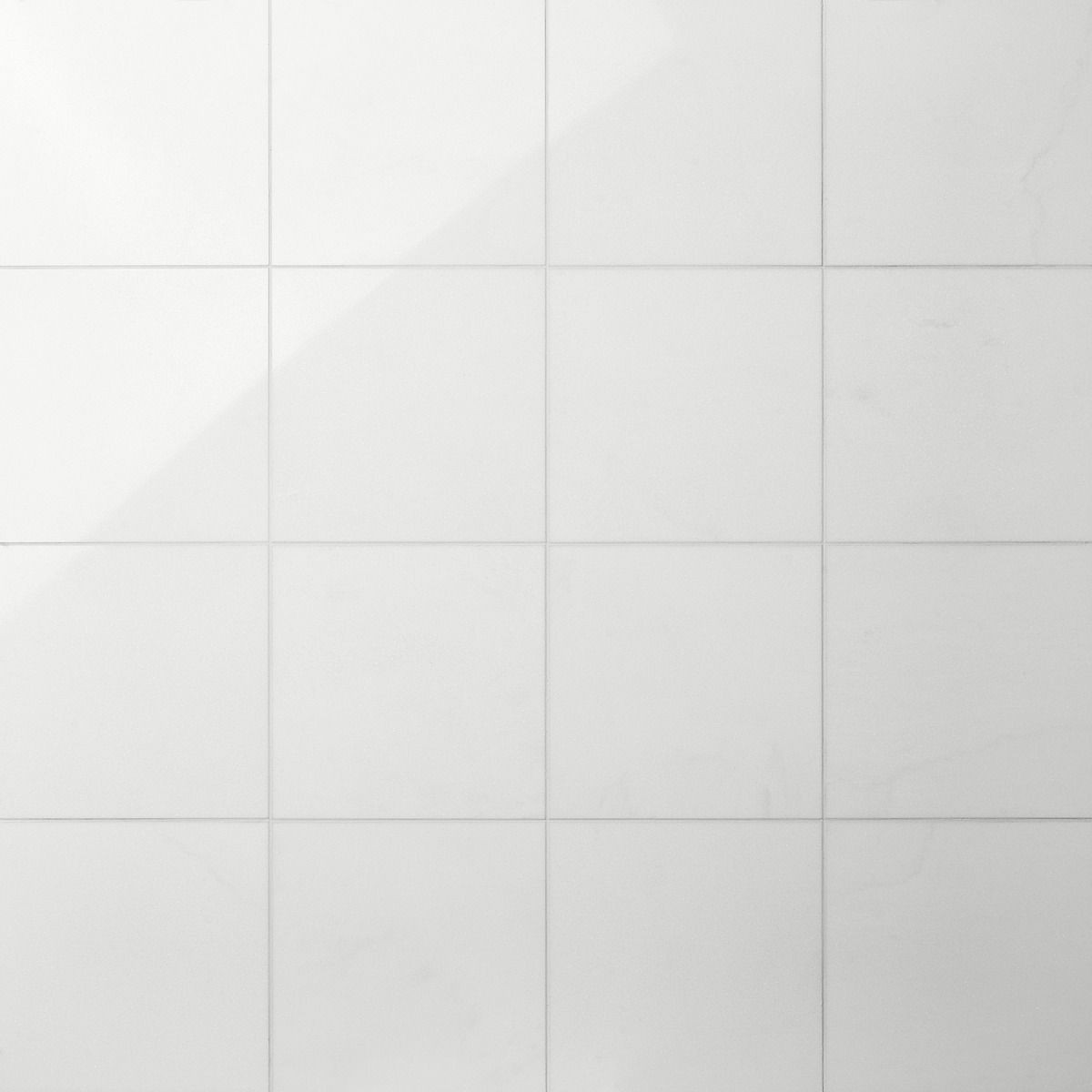 White Thassos Polished 12x12 Marble Tile